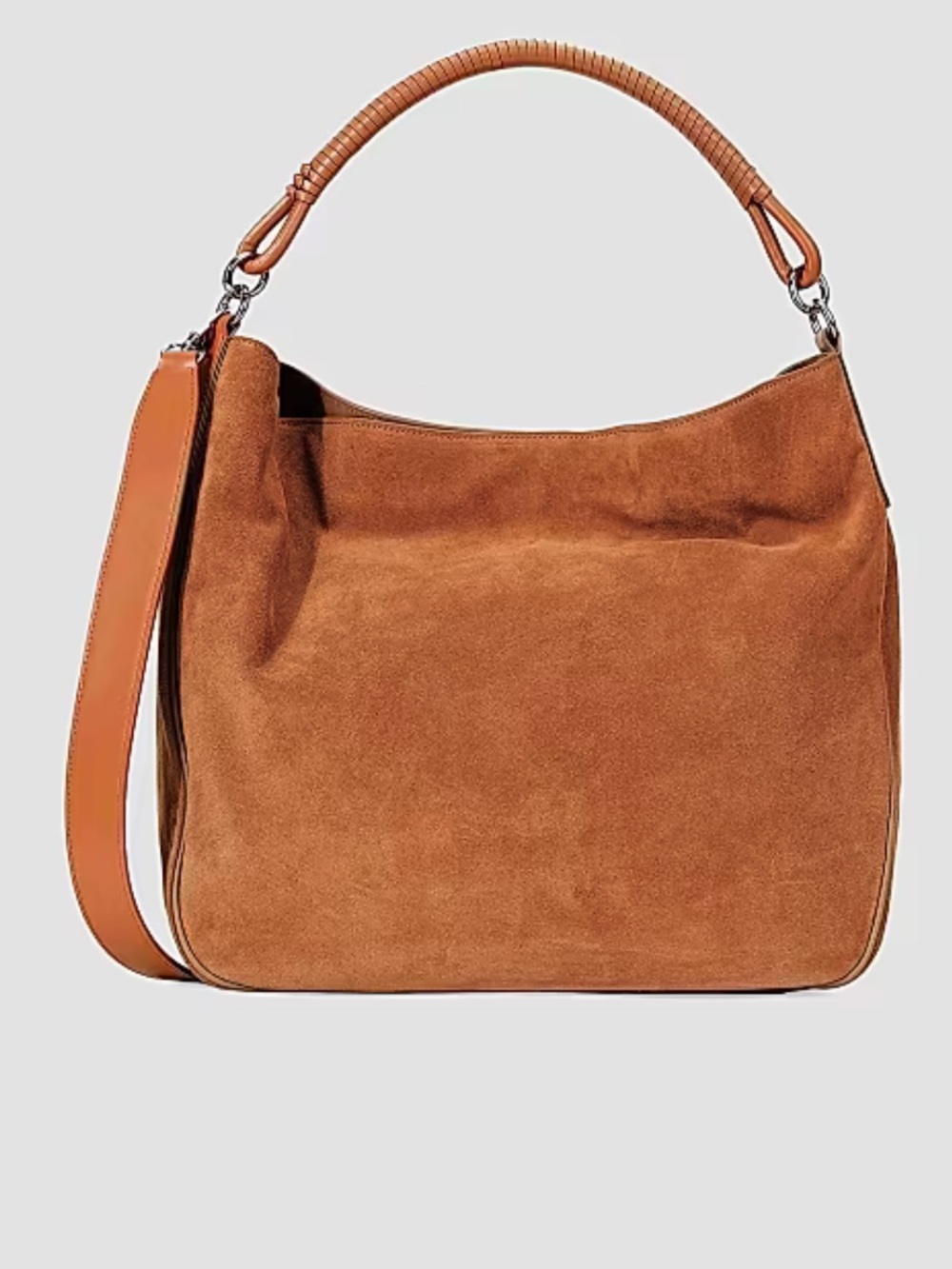 NWT! Staud Perry Hobo Brown Suede Bag